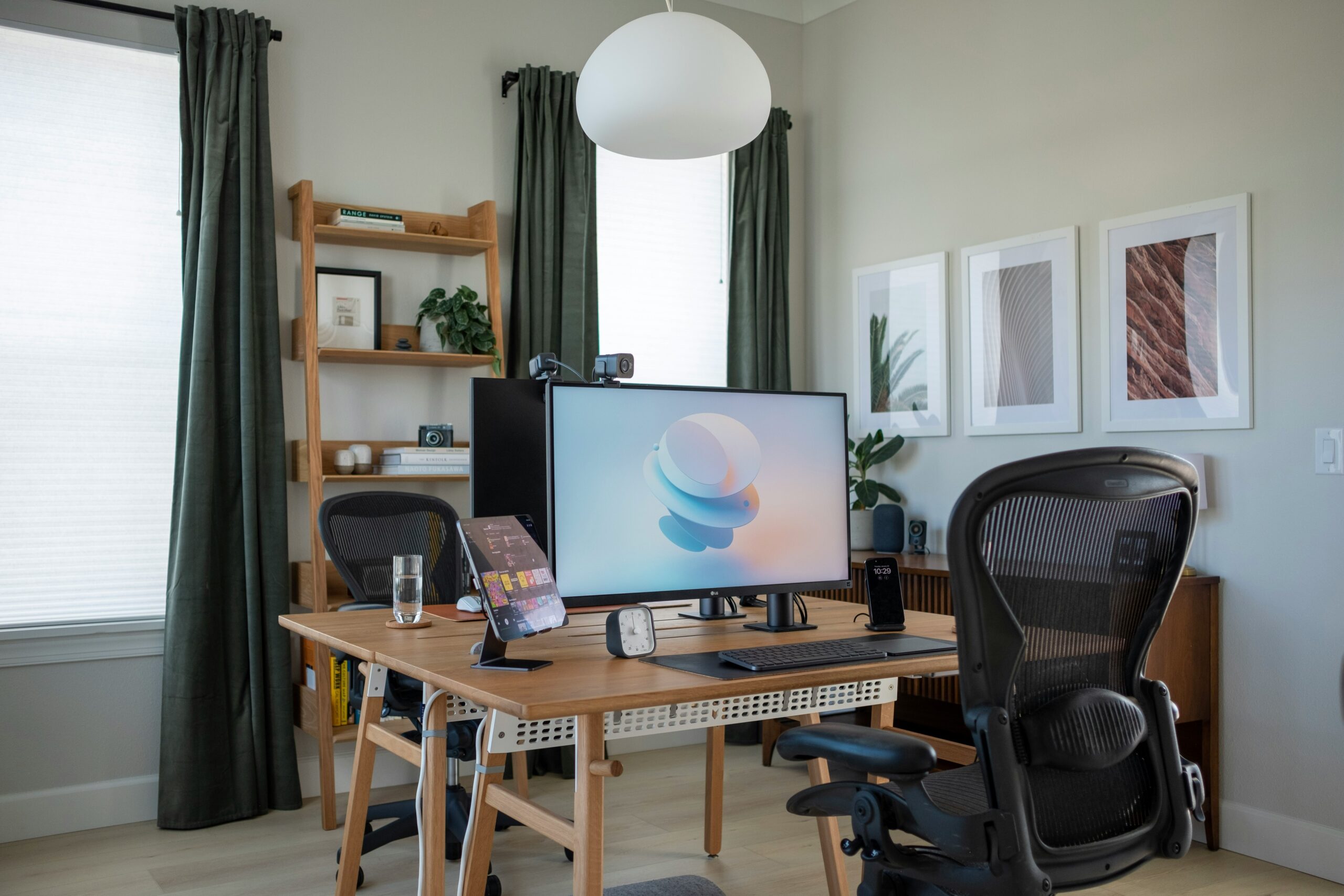 A sleek modern office chair with LED lights and USB ports