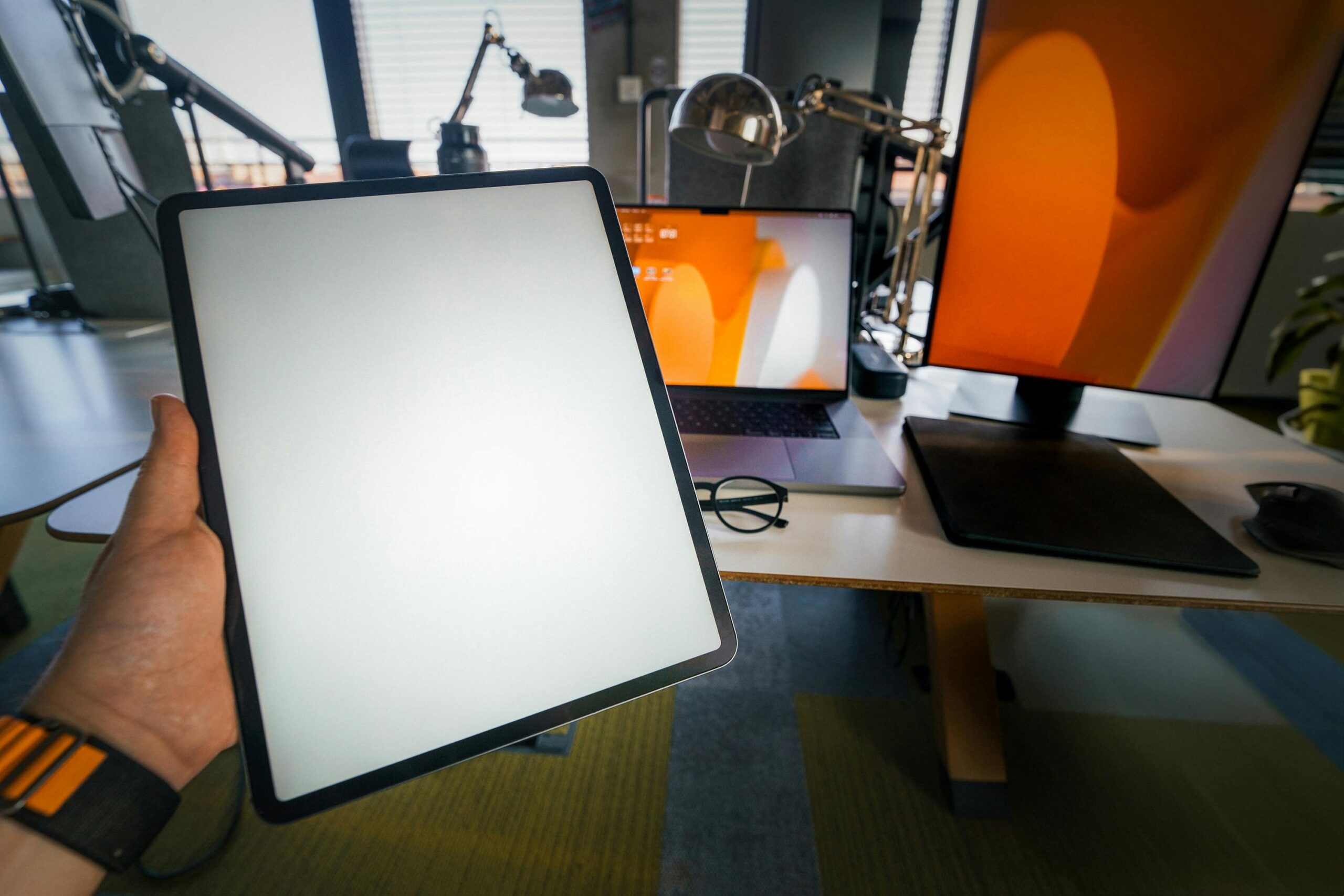 Infographic showing the integration of smart technology in modern furniture design