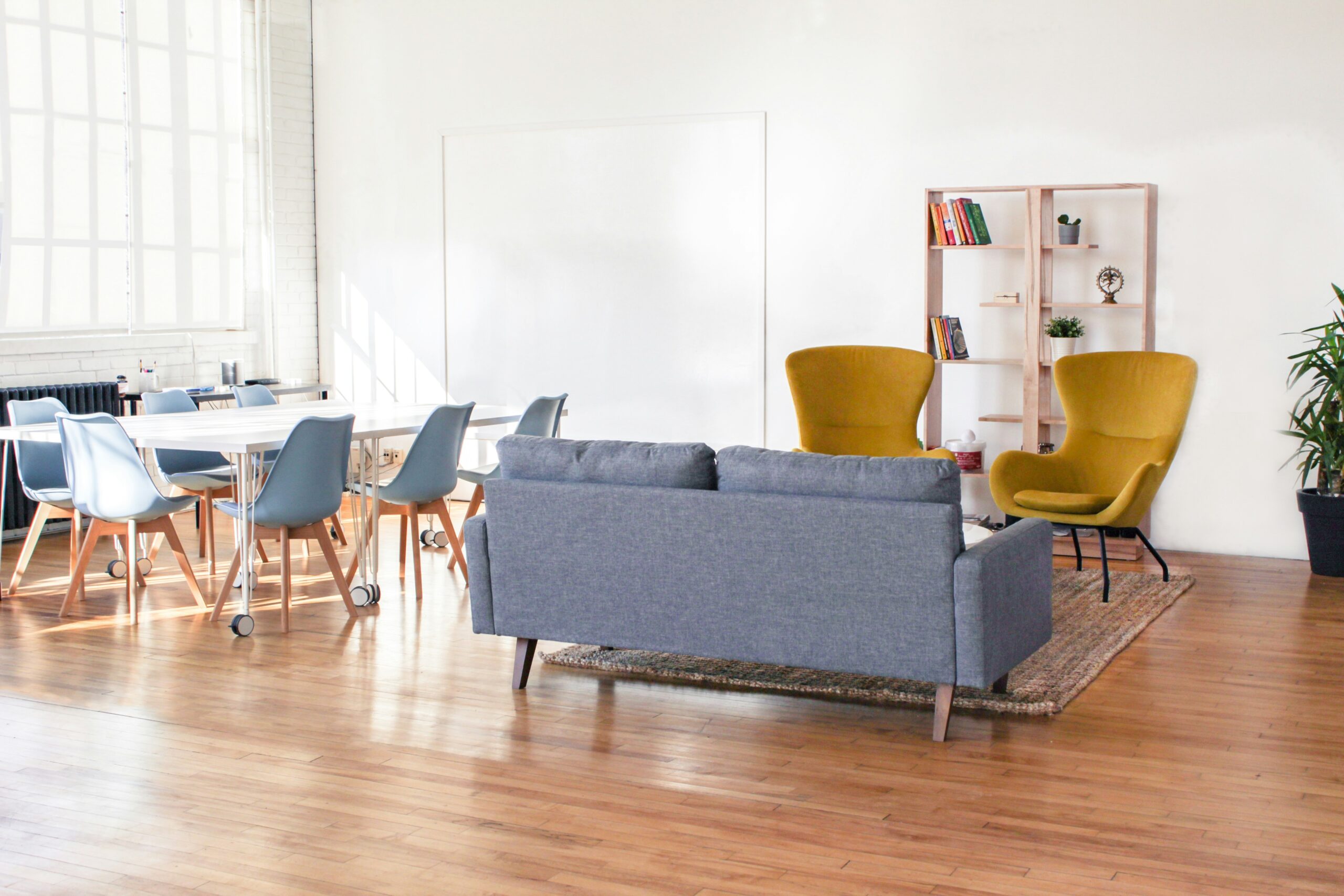 Comparison between traditional furniture and connected furniture showing increased functionality